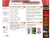 Tablet Screenshot of legrimoiredutheatre.com